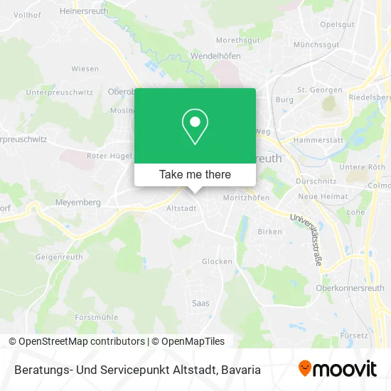 Карта Beratungs- Und Servicepunkt Altstadt