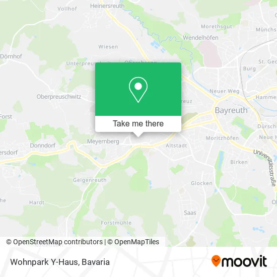 Карта Wohnpark Y-Haus