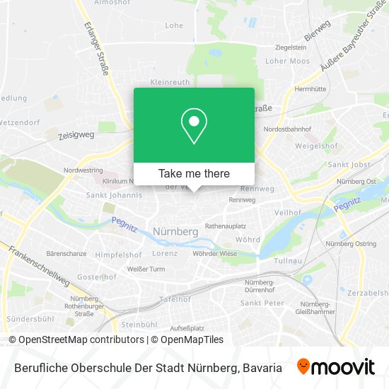 Berufliche Oberschule Der Stadt Nürnberg map