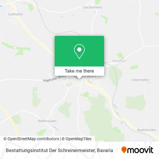 Карта Bestattungsinstitut Der Schreinermeister