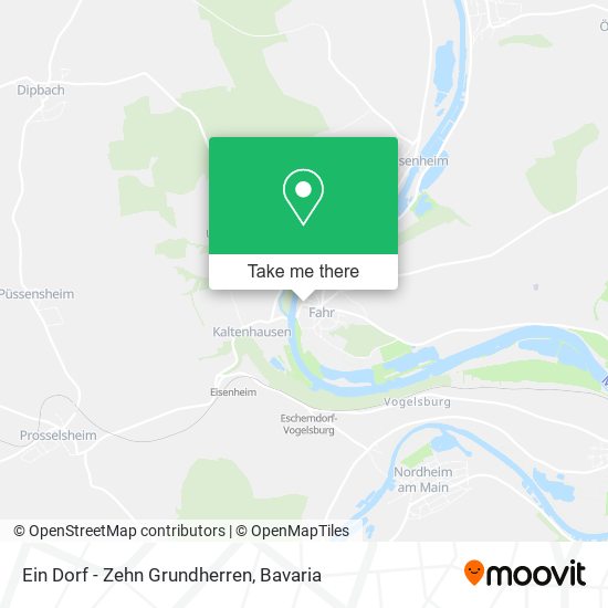 Ein Dorf - Zehn Grundherren map