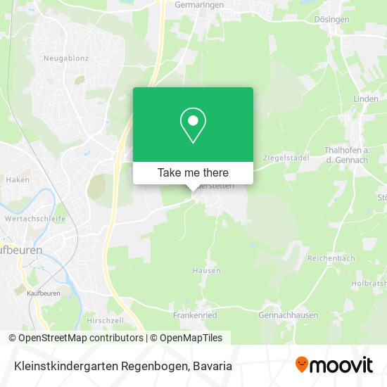 Kleinstkindergarten Regenbogen map