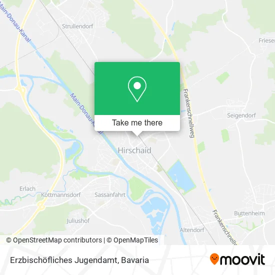 Карта Erzbischöfliches Jugendamt