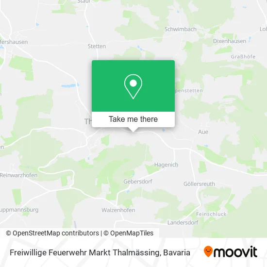 Карта Freiwillige Feuerwehr Markt Thalmässing