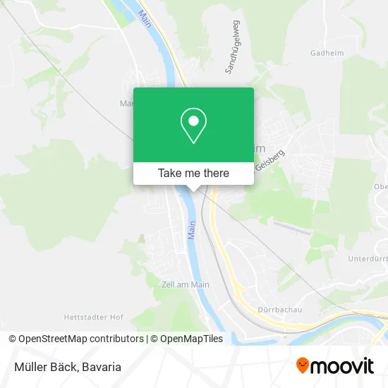 Карта Müller Bäck