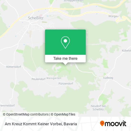 Am Kreuz Kommt Keiner Vorbei map