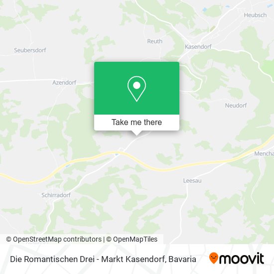 Die Romantischen Drei - Markt Kasendorf map