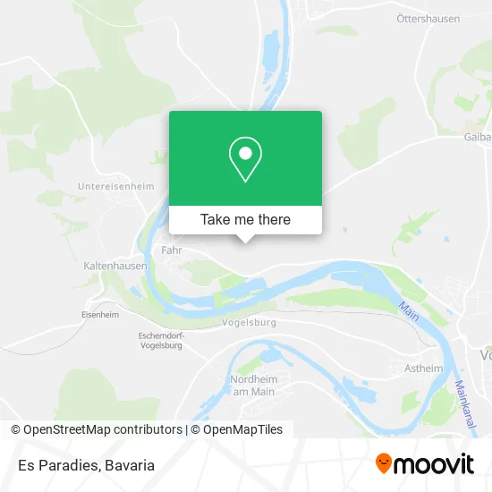 Карта Es Paradies