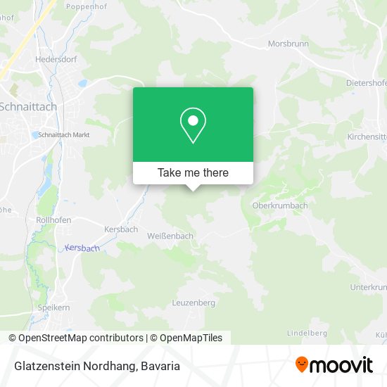 Glatzenstein Nordhang map