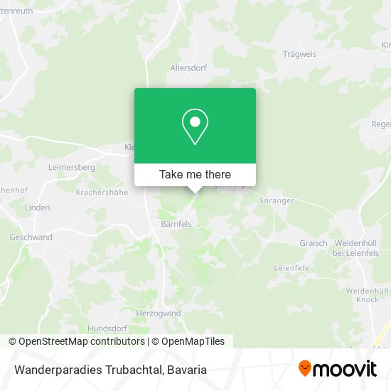 Wanderparadies Trubachtal map