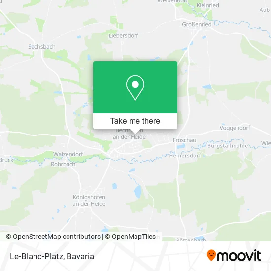 Карта Le-Blanc-Platz