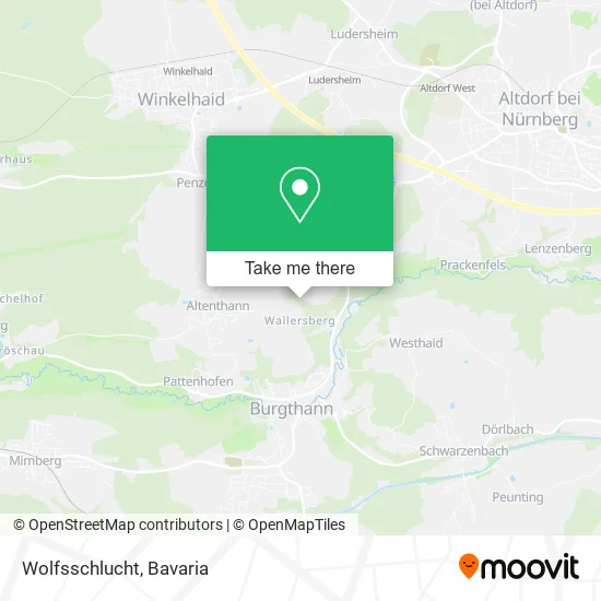 Карта Wolfsschlucht