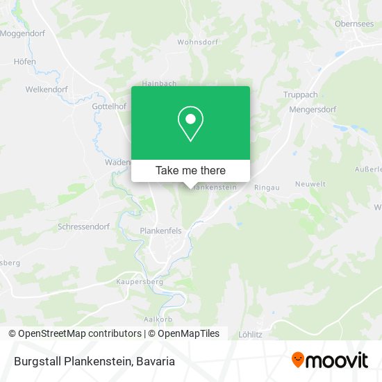 Burgstall Plankenstein map