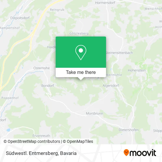 Карта Südwestl. Entmersberg
