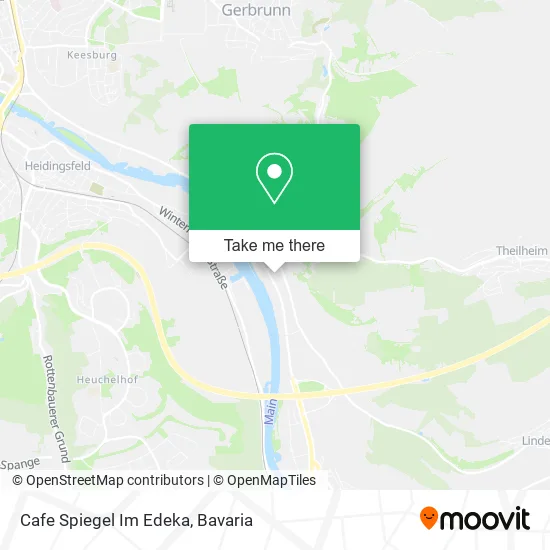 Карта Cafe Spiegel Im Edeka