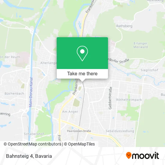 Карта Bahnsteig 4