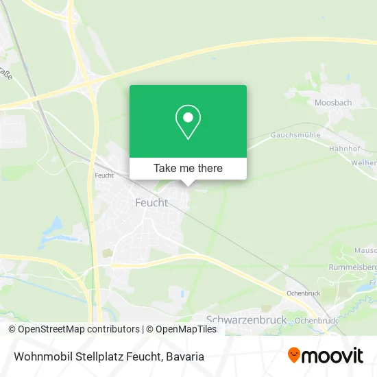 Карта Wohnmobil Stellplatz Feucht