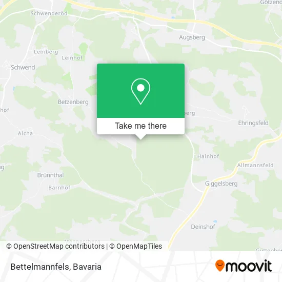 Карта Bettelmannfels