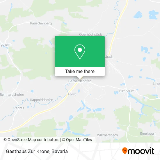 Карта Gasthaus Zur Krone