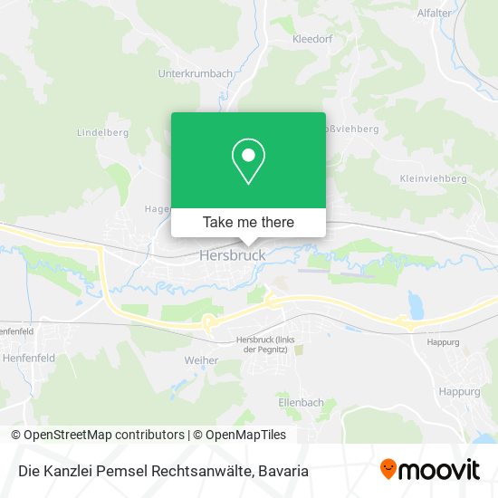 Die Kanzlei Pemsel Rechtsanwälte map