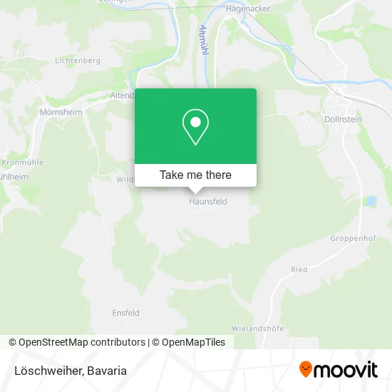 Карта Löschweiher