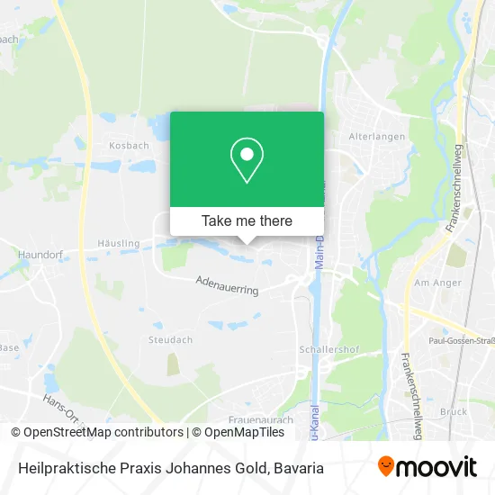 Карта Heilpraktische Praxis Johannes Gold