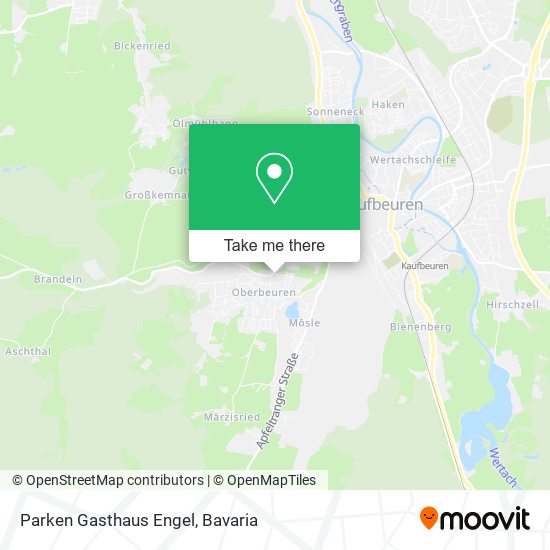 Parken Gasthaus Engel map