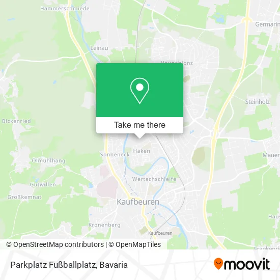 Карта Parkplatz Fußballplatz