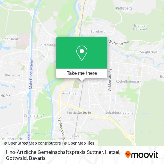 Hno-Ärtzliche Gemeinschaftspraxis Suttner, Hetzel, Gottwald map