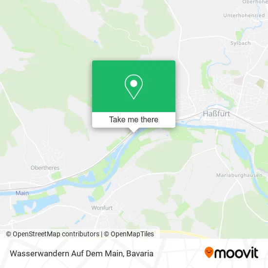 Карта Wasserwandern Auf Dem Main