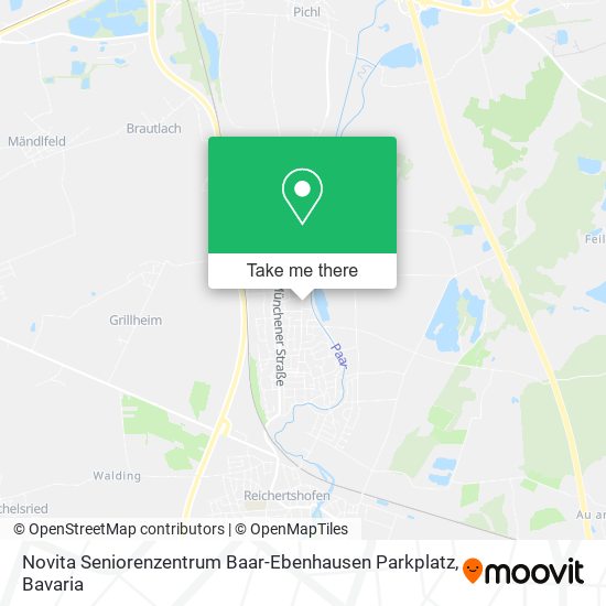Novita Seniorenzentrum Baar-Ebenhausen Parkplatz map