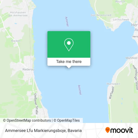 Карта Ammersee Lfu Markierungsboje