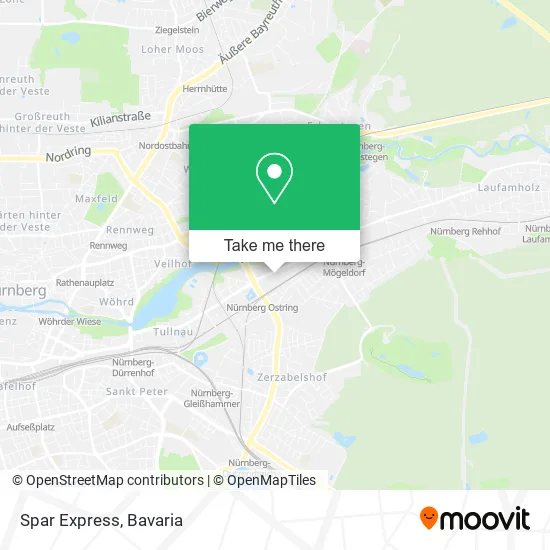 Карта Spar Express