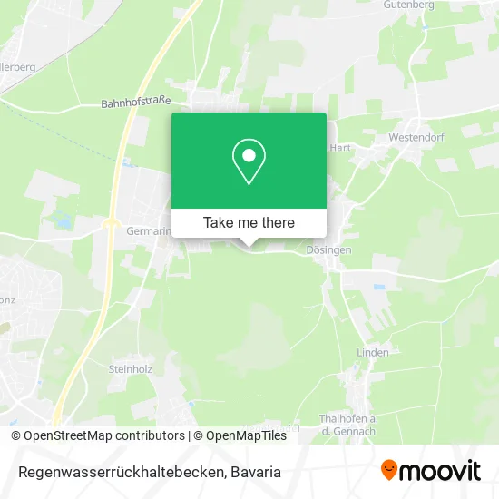 Карта Regenwasserrückhaltebecken