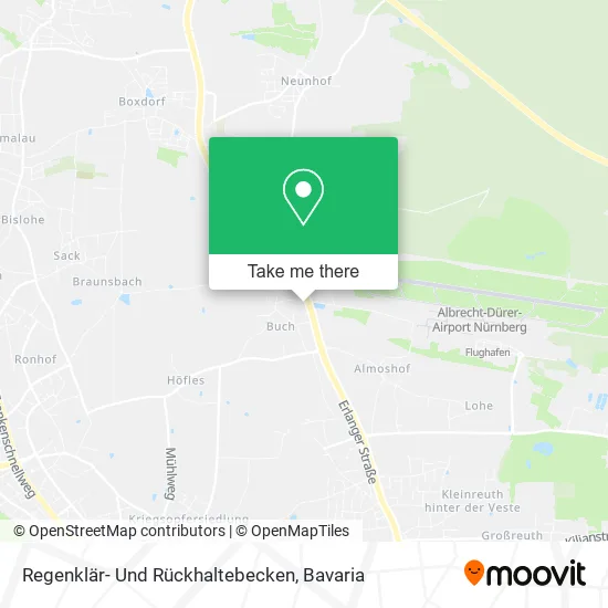 Карта Regenklär- Und Rückhaltebecken