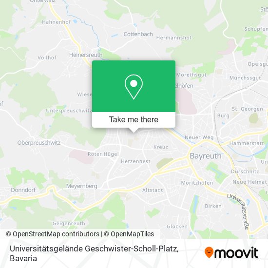 Universitätsgelände Geschwister-Scholl-Platz map