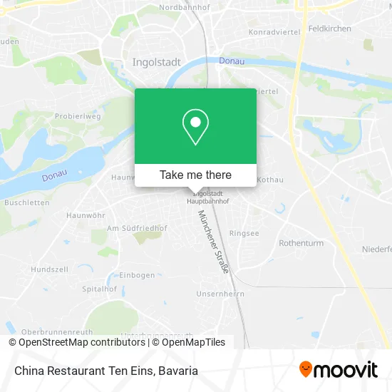 Карта China Restaurant Ten Eins