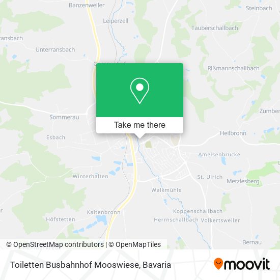 Карта Toiletten Busbahnhof Mooswiese