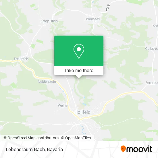 Карта Lebensraum Bach