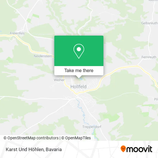 Карта Karst Und Höhlen