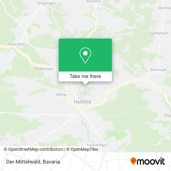 Карта Der Mittelwald