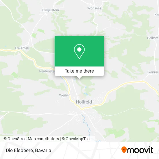 Карта Die Elsbeere