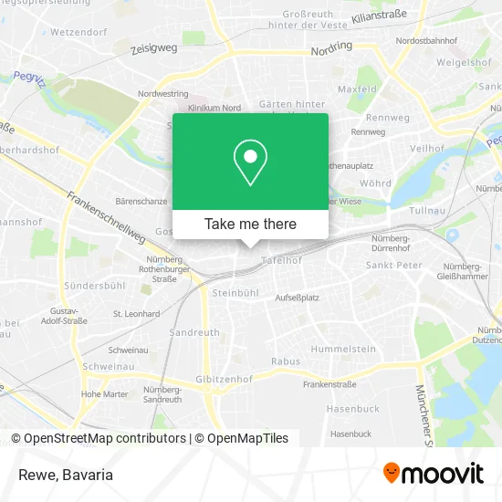 Карта Rewe
