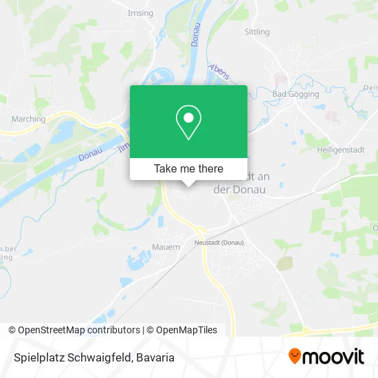 Карта Spielplatz Schwaigfeld
