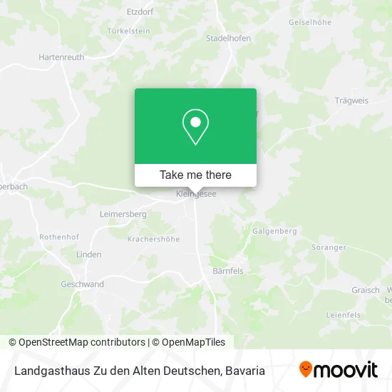 Карта Landgasthaus Zu den Alten Deutschen