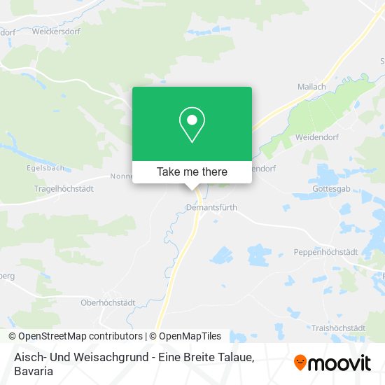 Aisch- Und Weisachgrund - Eine Breite Talaue map