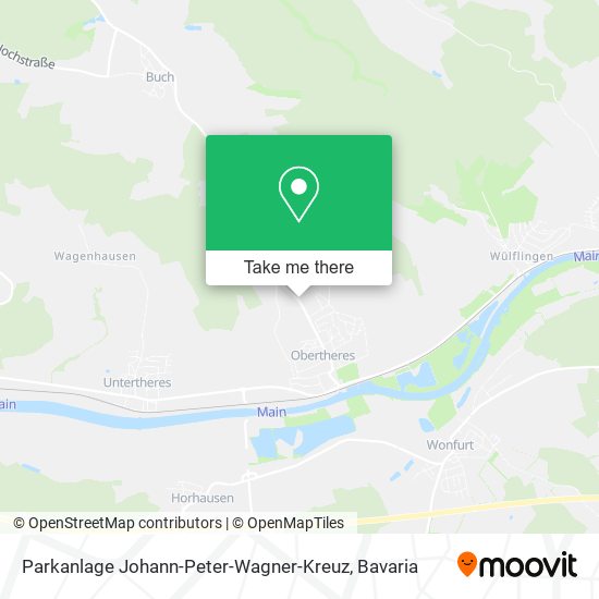 Parkanlage Johann-Peter-Wagner-Kreuz map