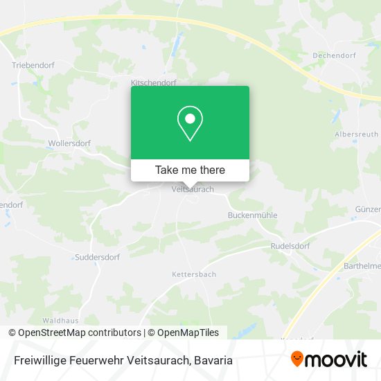 Freiwillige Feuerwehr Veitsaurach map