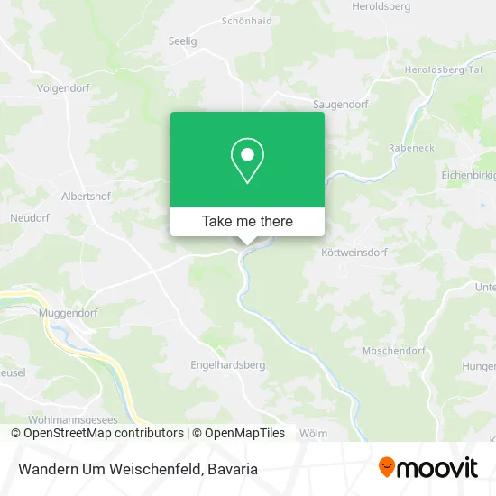 Карта Wandern Um Weischenfeld