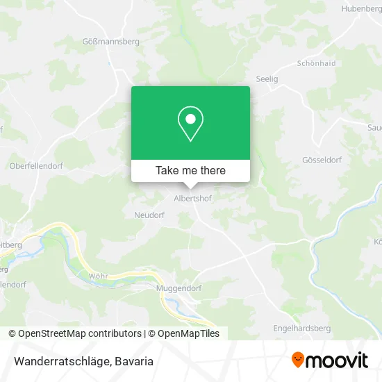 Карта Wanderratschläge